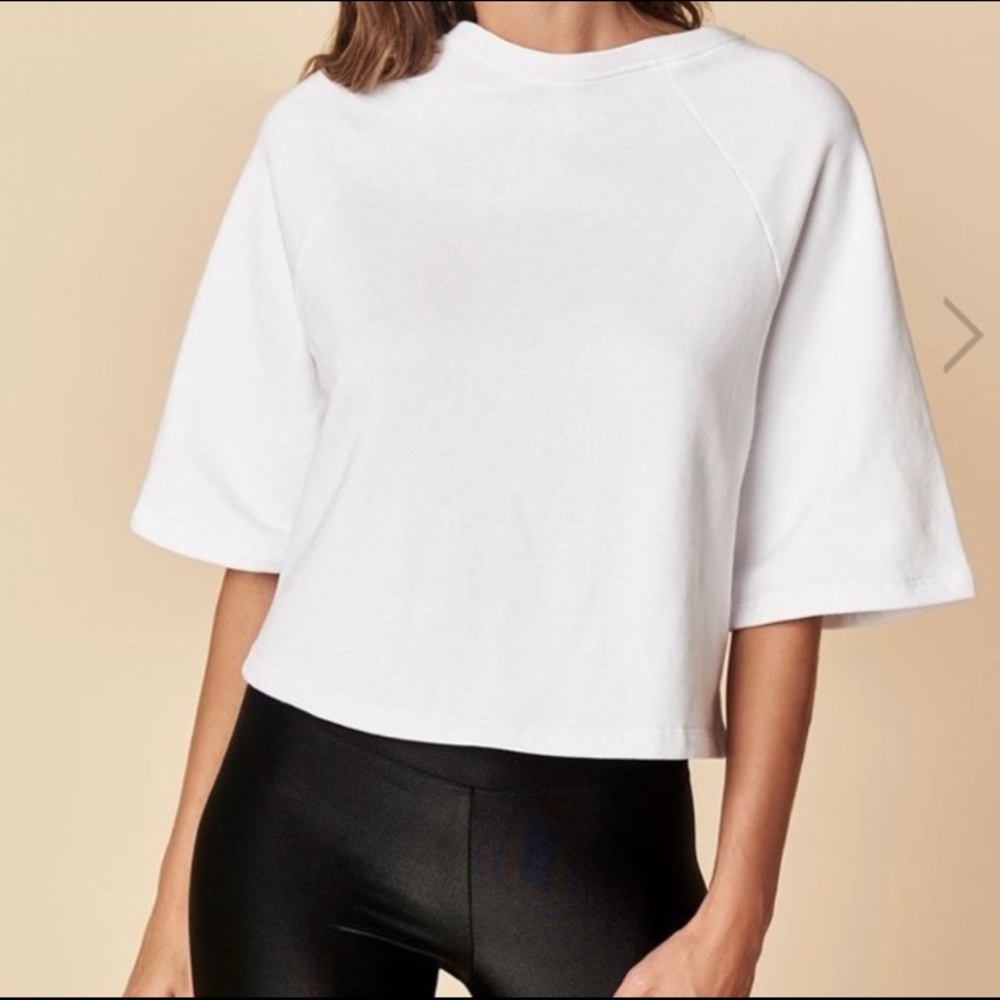 White sweatshirt
